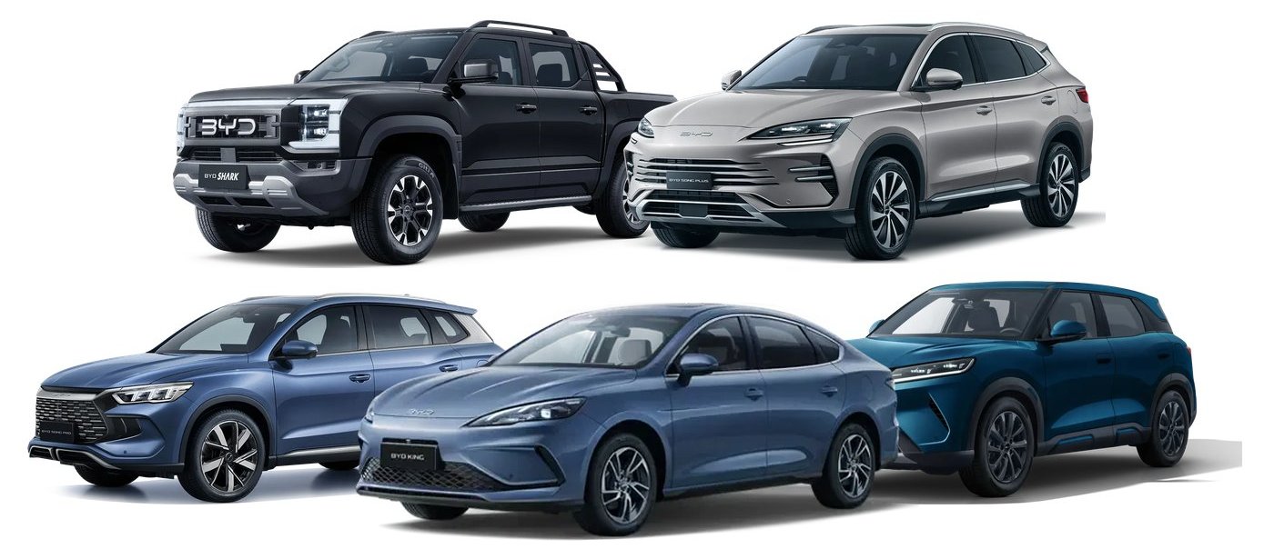 Nuevos modelos BYD: Shark, Song Plus, Song Pro, King 2027 y Yuan Pro DM-i